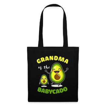 Oma der Babycado Avocado Familie Matching - Stoffbeutel - Schwarz - Vorne