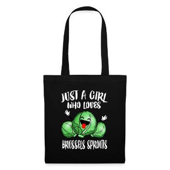 Just A Girl Who Loves Brussels Sprouts Vegetable V - Tote Bag - black - Front