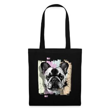 French Bulldog Frenchie - Tote Bag - black - Front