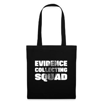 Don d’un analyste de laboratoire criminel de l’escouade de collecte de preuves - Sac en tissu - noir - Devant