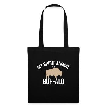 My Spirit Animal Is A Buffalo Buffalo Bison Farm - Tote Bag - black - Front