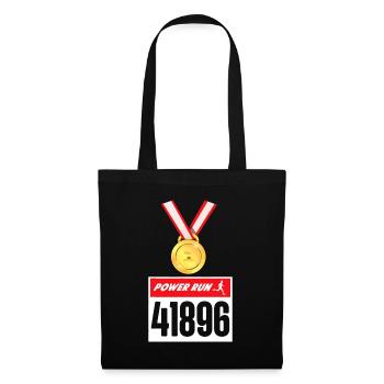 Coureur Coureur Demi-marathon Halloween Costumecost - Sac en tissu - noir - Devant