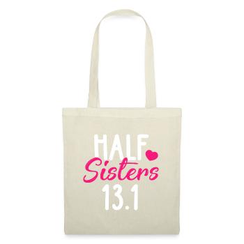 Chemise de course Demi-sœurs 13.1 Marathon Tees Chri - Sac en tissu - nature - Devant