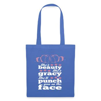 Women Boxing Idea Shell Punch You In The Face - Tote Bag - light blue - Front
