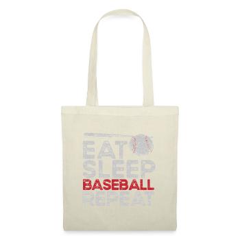 Eat Sleep Baseball Repeat Sport Lover Home Run Str - Tote Bag - nature - Front