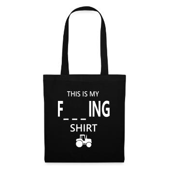 Funny Farmer Gifts Men Women This Is My Farming - Tote Bag - black - Front