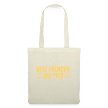 Best Frenchie Dad Ever Funny Dog Dad Vintage Fathe - Tote Bag - nature - Front