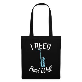 Drôle Reed Bari Well Baryton Sax Saxophone Musici - Sac en tissu - noir - Devant
