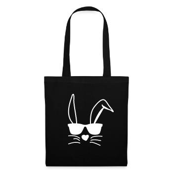 Idée de Pâques Garçons Filles Enfants Hip Lunettes de soleil de Pâques - Sac en tissu - noir - Devant
