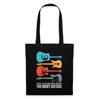 You Can Never Have Too Many Guitarselectric bass - Tote Bag - black - Front