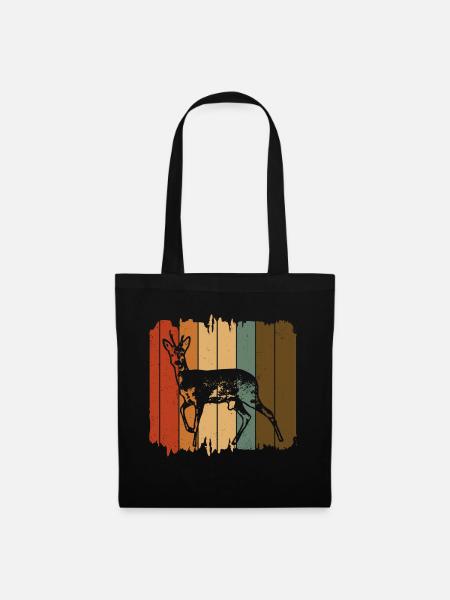 Roe deer - Tote Bag - black