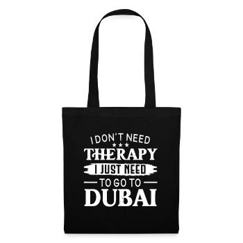 Dubai United Arab Emirates The Palm - Tote Bag - black - Front
