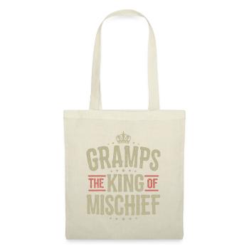 Idée Mens Gramps King of Mischief pour Gramps Fathe - Sac en tissu - nature - Devant