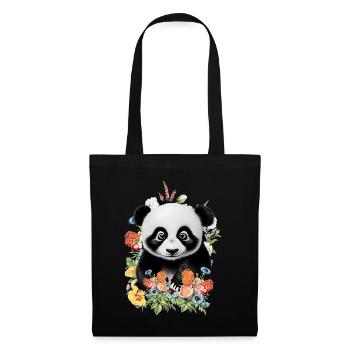 Panda - Tote Bag - black - Front
