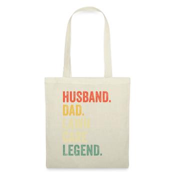 Husband Dad Lawn Care Legend Mowing Gardener Fathe - Tote Bag - nature - Front