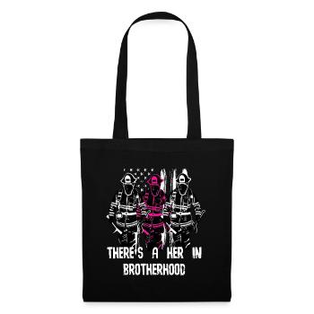 Promotion de la Fraternité des femmes pompières - Sac en tissu - noir - Devant