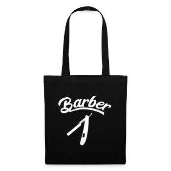 Barber Men's Women'sfunny bday barberbeste niedliche Bar - Stoffbeutel - Schwarz - Vorne