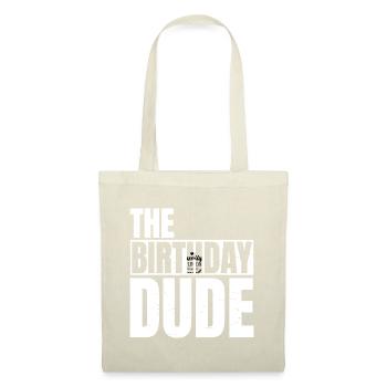 Le mec d’anniversaire | Fête d’anniversaire Appariement familial - Sac en tissu - nature - Devant