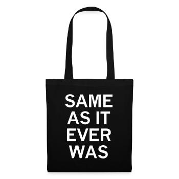Comme toujours, sarcastique, drôle, blague, famil - Sac en tissu - noir - Devant
