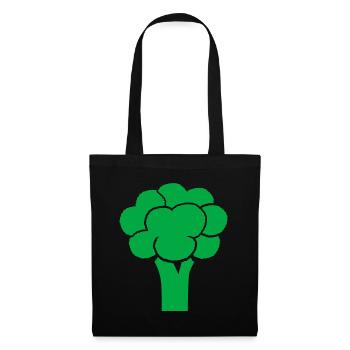 Green broccolihealhealing - Tote Bag - black - Front