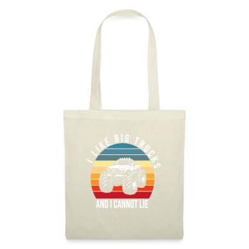 J’aime les gros camions et je ne peux pas mentir Retro Monster T - Sac en tissu - nature - Devant