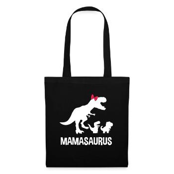 Mamasaurus Dinosaurus Family - Funny Mother Gift I - Tote Bag - black - Front