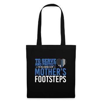 Police To Serve And Protect Blue Line - Tote Bag - black - Front