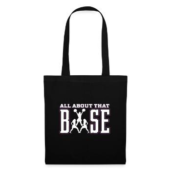 Tout sur cette base Cheerleading, Cheer, Cheerlead - Sac en tissu - noir - Devant