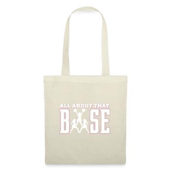 Tout sur cette base Cheerleading, Cheer, Cheerlead - Sac en tissu - nature - Devant