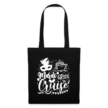 Mardi Gras Cruise Cruising Mask Cruise Ship Party - Tote Bag - black - Front