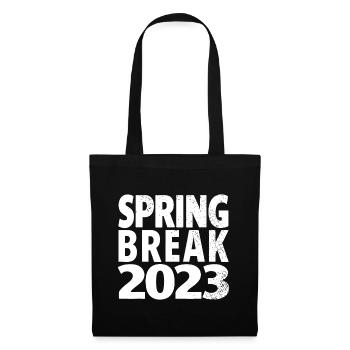 Passende Gruppe Spring Break 2023 Vintage Krawatte Dyevi - Stoffbeutel - Schwarz - Vorne