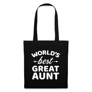 La meilleure grand-tante du monde - Sac en tissu - noir - Devant