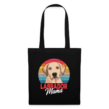 Labrador Mama Dog Lab Mom Funny Mothers Day Giftfu - Tote Bag - black - Front
