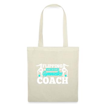 Flipping Awesome Gymnastics Coach Funny Gymnastomb - Tote Bag - nature - Front