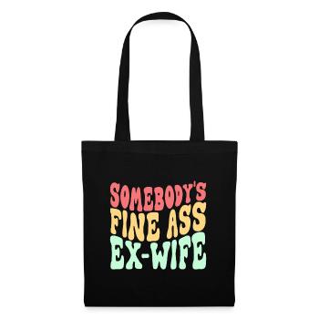 Quelqu’un Fine Ass Ex-femme Drôle Dictonssarcasmgi - Sac en tissu - noir - Devant
