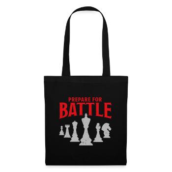 Bereiten Sie sich auf Battle Boys Girls Mens vintage vor - Stoffbeutel - Schwarz - Vorne