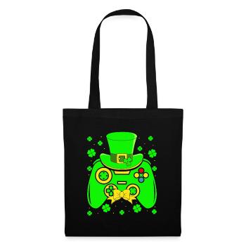 St Patricks Day Jeu vidéo Gaming Gamer Gift Kidsd - Sac en tissu - noir - Devant