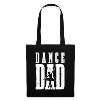 Mens Dance Dad Ballet Dancer Ballerina Dancing Fat - Tote Bag - black - Front