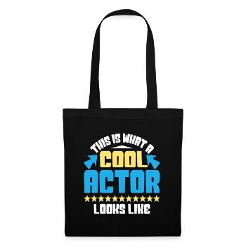 Voici à quoi ressemble un acteur cool - Drama Actin - Sac en tissu - noir - Devant