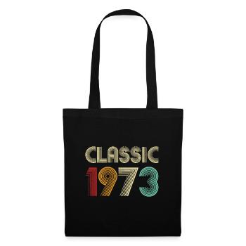 50th Birthday Gift Classic 1973 Men Women 50 Years - Tote Bag - black - Front