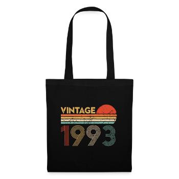 30 ans anniversaire vintage classique né en 1993 - Sac en tissu - noir - Devant