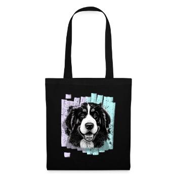 Bouvier bernois - Sac en tissu - noir - Devant