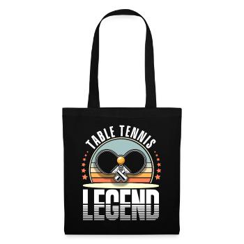 Ping-pong - Sac en tissu - noir - Devant
