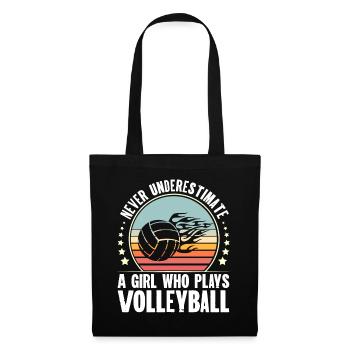 Volley-ball - Sac en tissu - noir - Devant