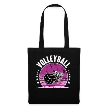 Volley-ball - Sac en tissu - noir - Devant