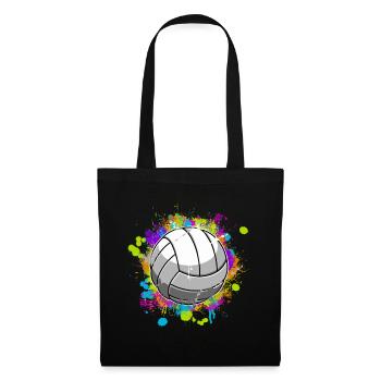 Volley-ball - Sac en tissu - noir - Devant