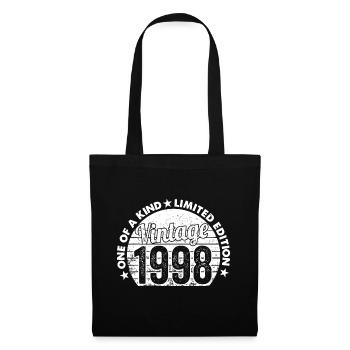 24 Years Old Vintage 1998 Limited Edition 24th Bir - Tote Bag - black - Front