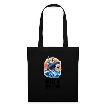 Join the Orca Uprising Inspired Killer Whale - Stoffbeutel - Schwarz - Vorne
