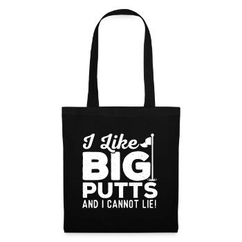 J’aime les gros putts et je ne peux pas mentir - Golf Lover Gol - Sac en tissu - noir - Devant