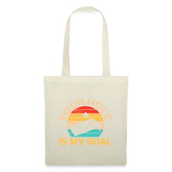 Ton trou est mon but Cornhole Player Sack Toss Bea - Sac en tissu - nature - Devant